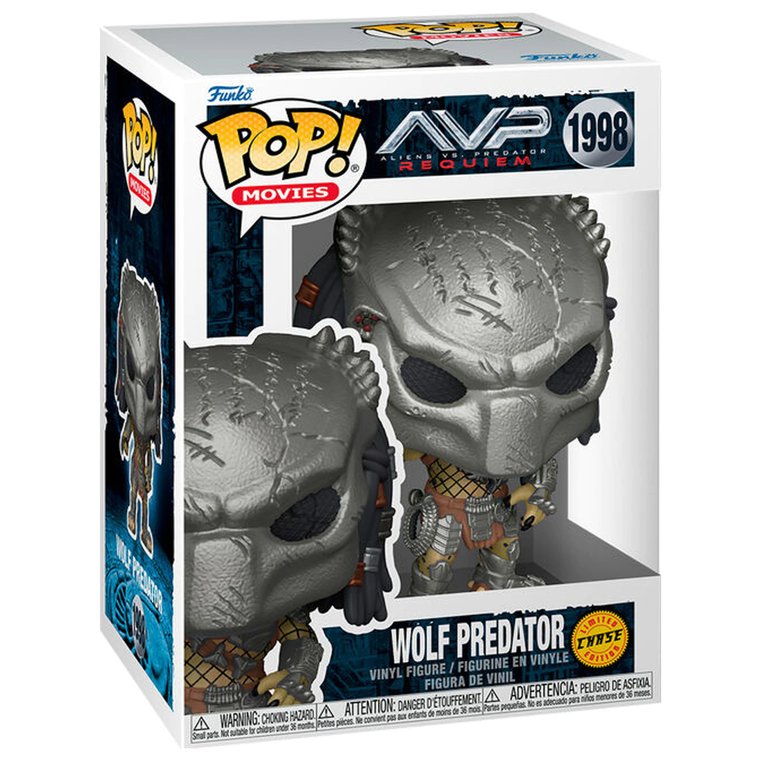 Figurka Funko POP Alien vs Predator Requiem Wolf Predator Chase zdjęcie produktu