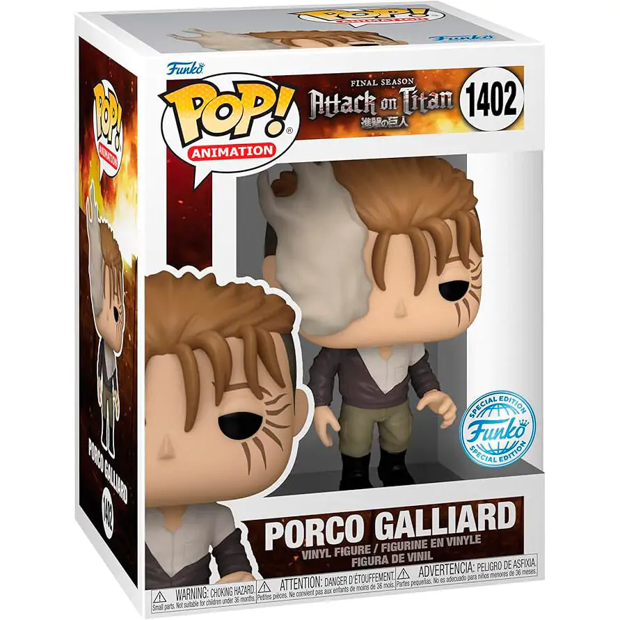 Figurka Funko POP Attack On Titan Porco Galliard Exclusive zdjęcie produktu