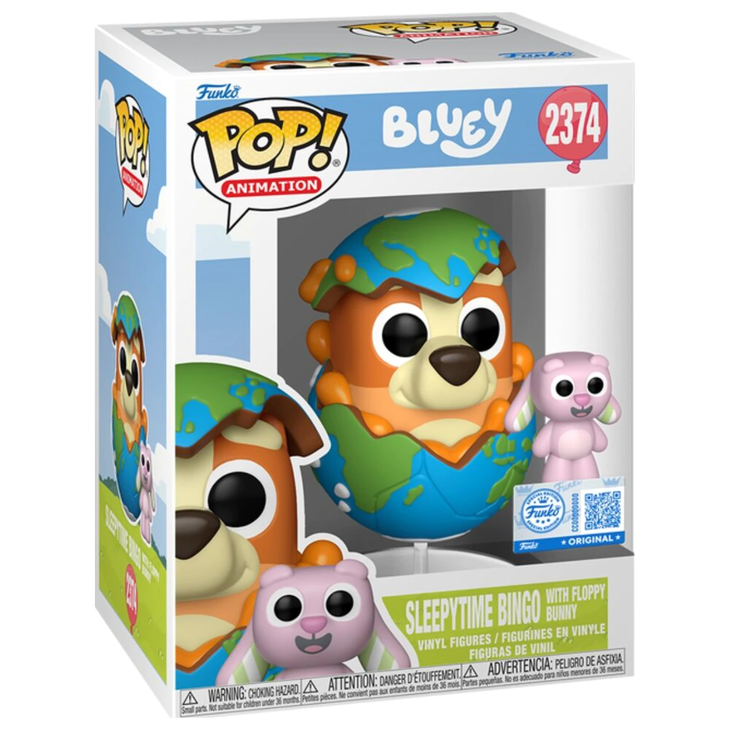 Figurka Funko POP Bluey Bingo z Floppy zdjęcie produktu