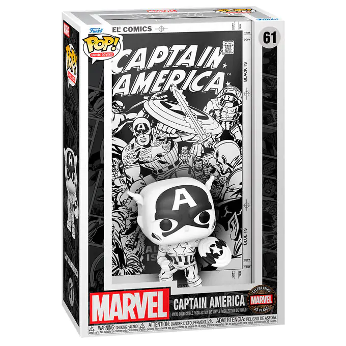 Figurka Funko POP! Okładki Komiksów Marvel Kapitan Ameryka zdjęcie produktu