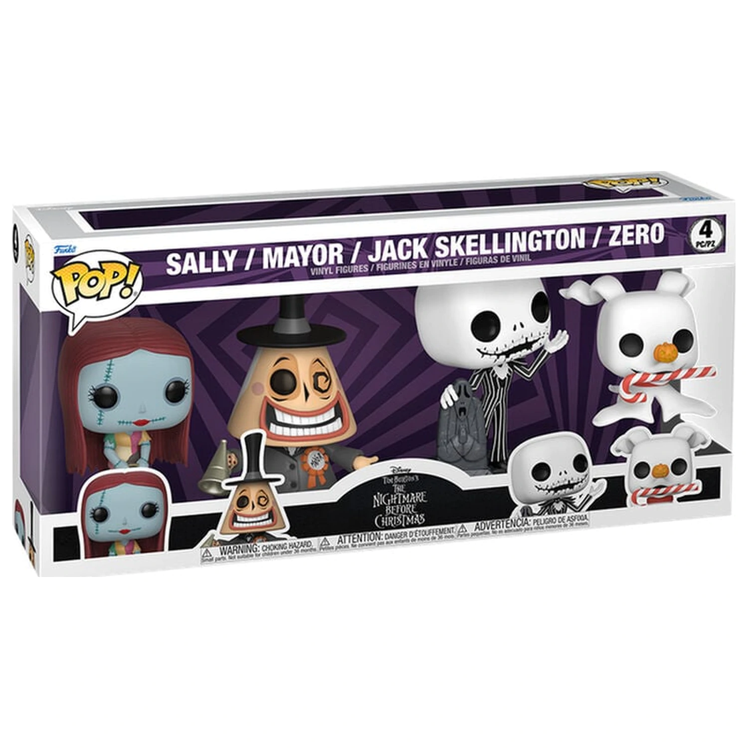 Funko POP zestaw 4 figurek Disney The Nightmare Before Christmas zdjęcie produktu