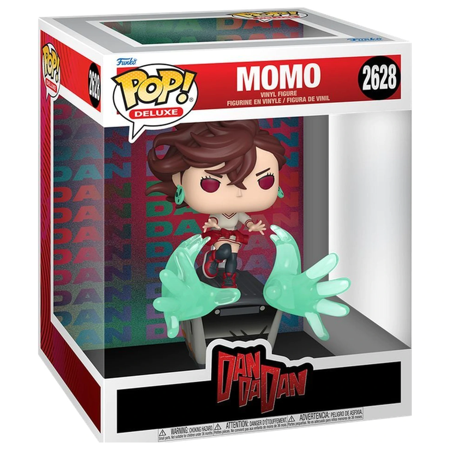 Figurka Funko POP DanDaDan Deluxe Momo z psychokinetycznymi dłońmi zdjęcie produktu