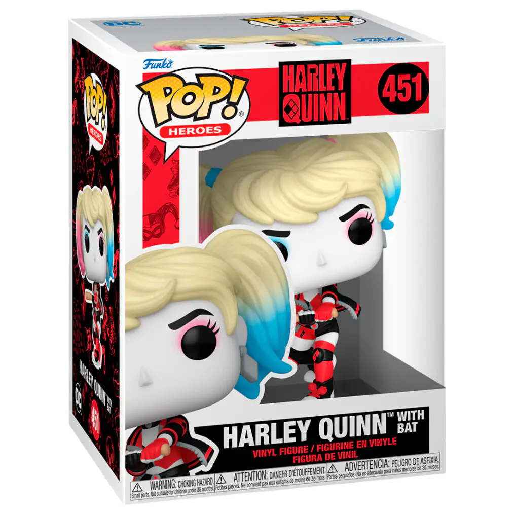 Figurka POP DC Comics Harley Quinn z kijem baseballowym zdjęcie produktu