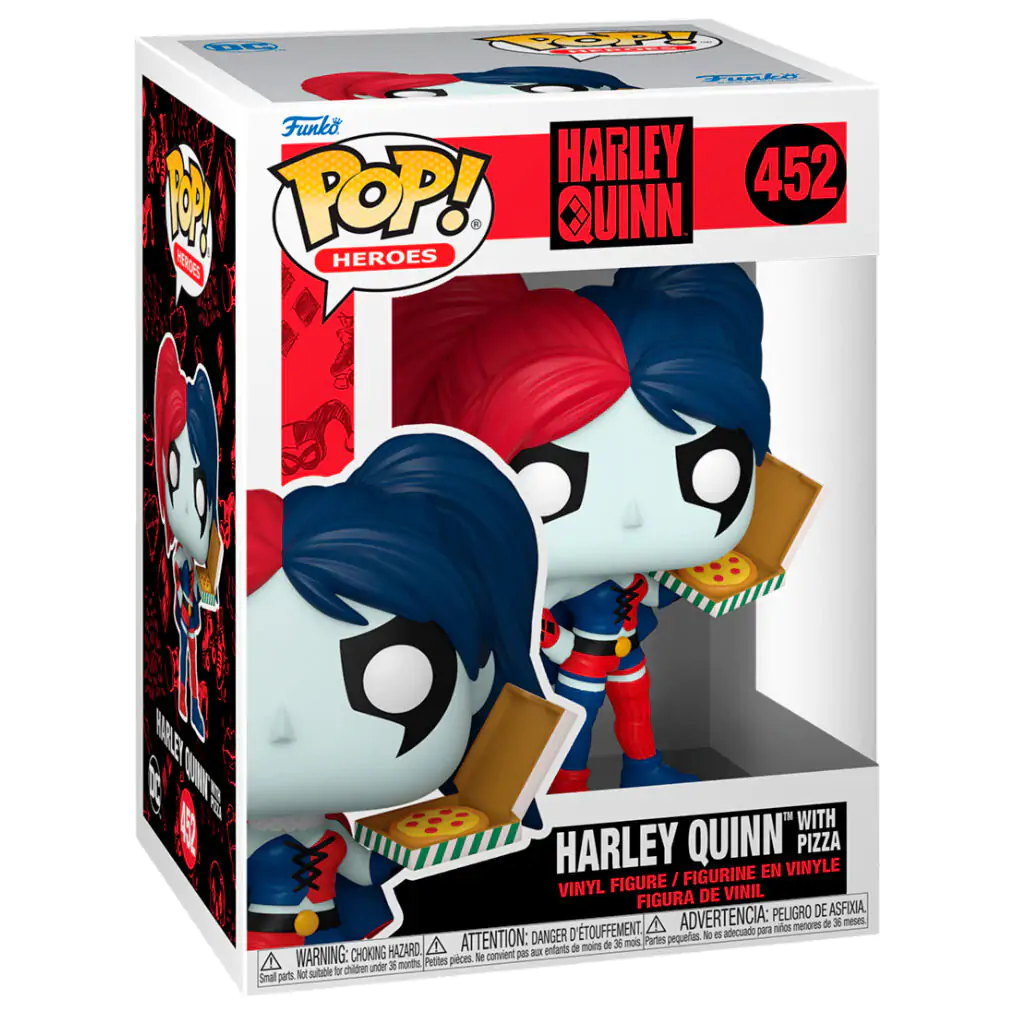 Figurka POP DC Comics Harley Quinn z pizzą zdjęcie produktu