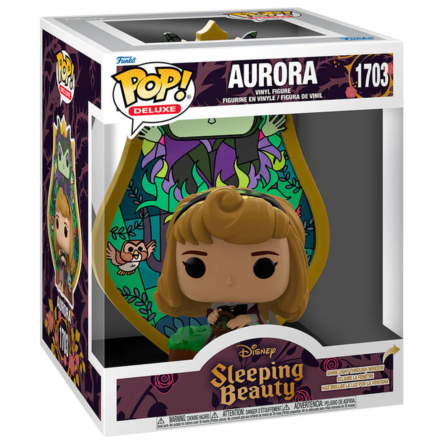 Funko POP figurka Deluxe Disney Sleeping Beauty Aurora Maleficent Stained Glass zdjęcie produktu