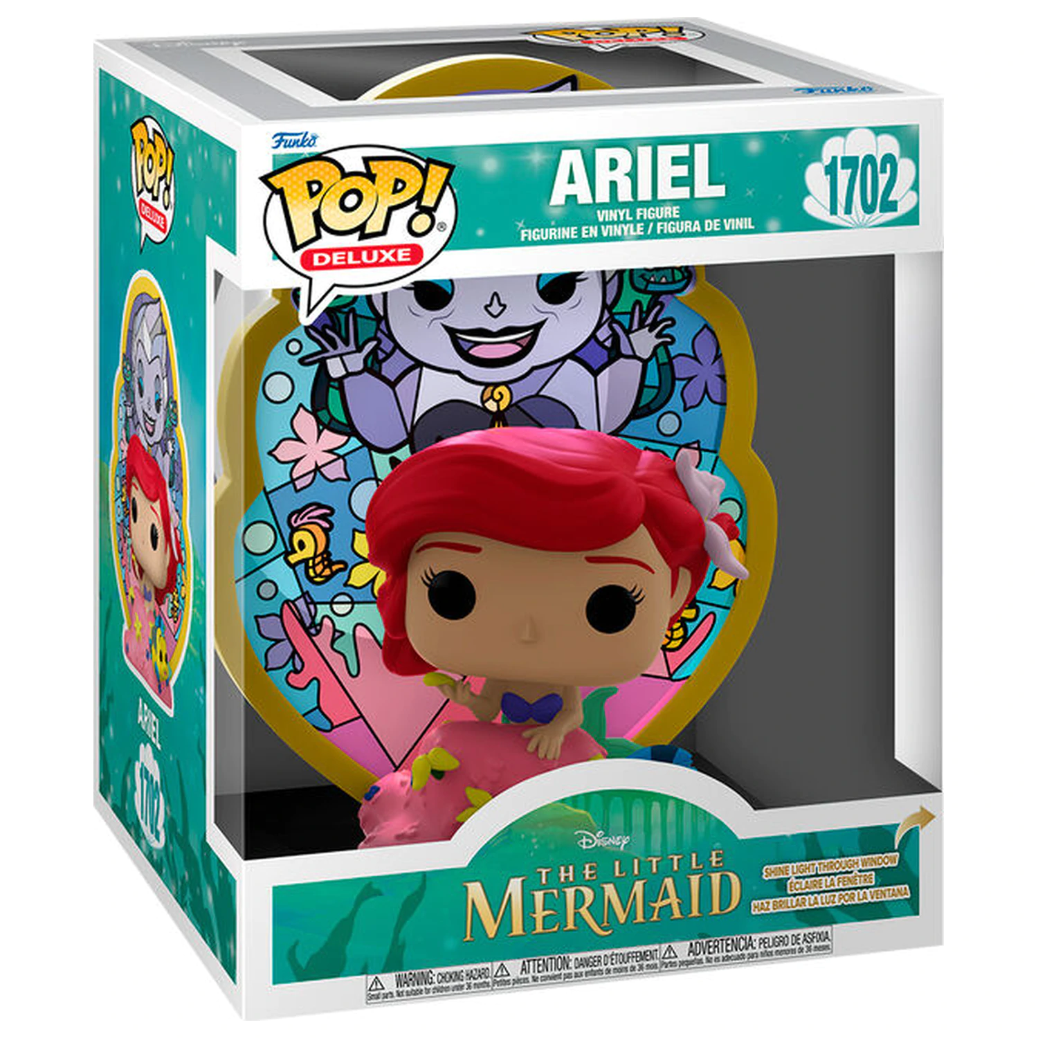 Funko POP figurka Deluxe Disney The Little Mermaid Ariel Ursula Stained Glass zdjęcie produktu