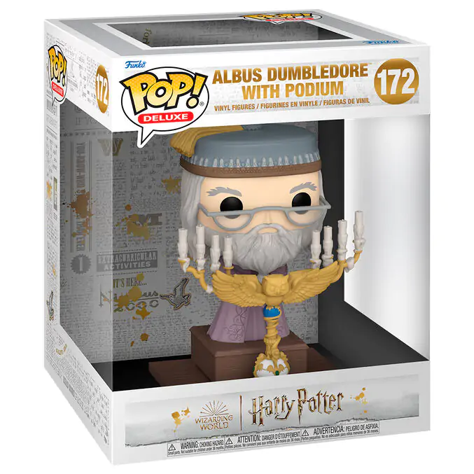 Figurka Funko POP Deluxe Harry Potter i Więzień Azkabanu - Dumbledore z Podium zdjęcie produktu