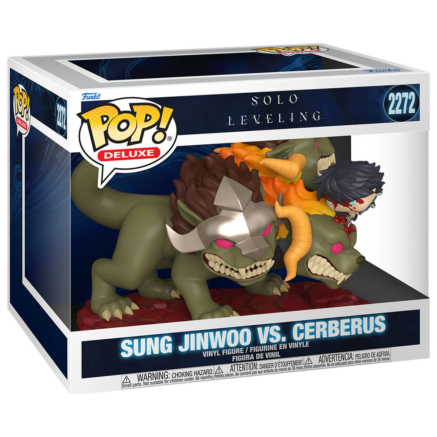 Funko POP figurka Deluxe Solo Leveling Sung Jinwoo vs. Cerberus zdjęcie produktu