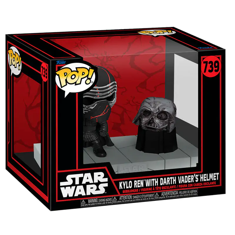 Figurka Funko POP Deluxe Star Wars Kylo Ren z Hełmem Dartha Vadera zdjęcie produktu