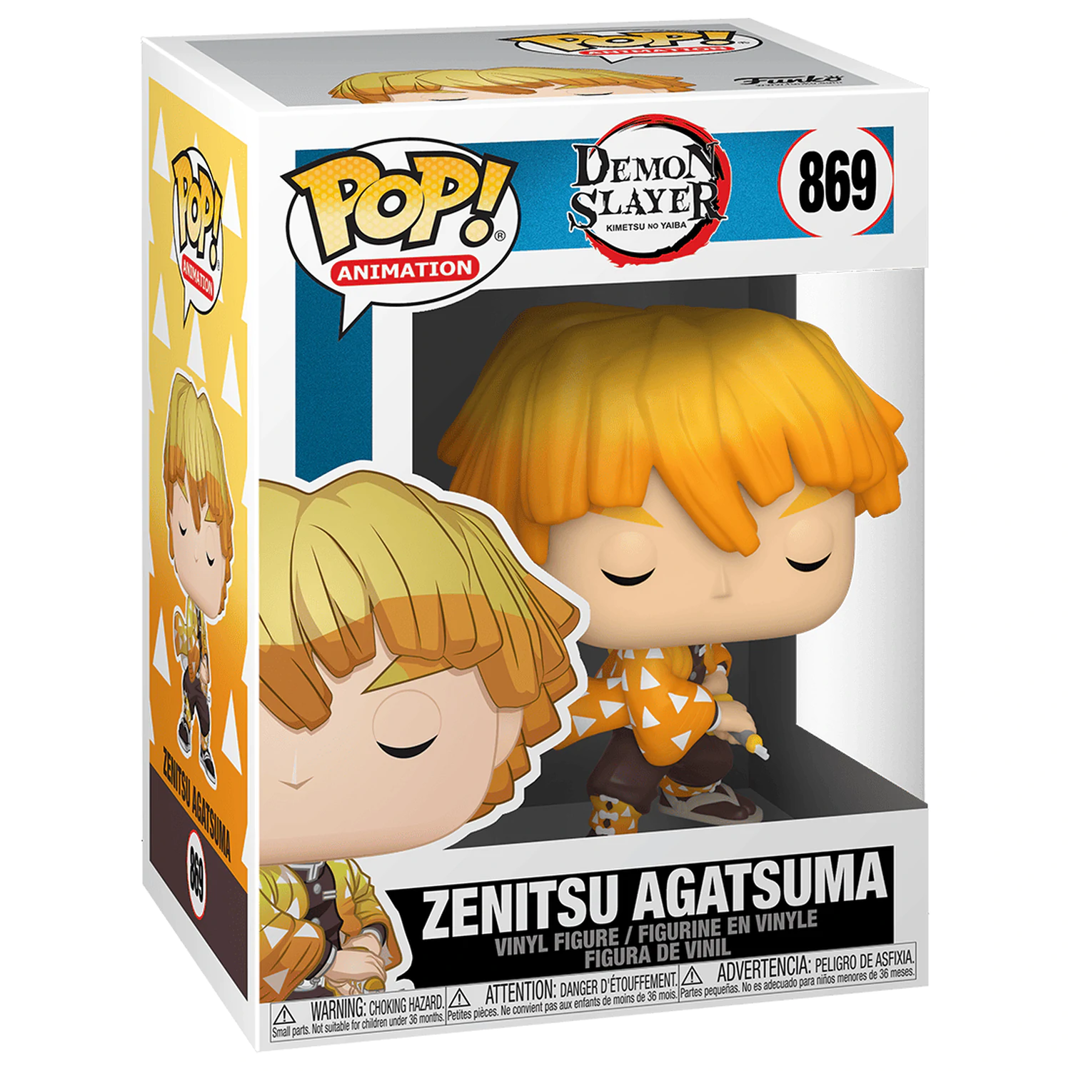 Demon Slayer POP! Animation Figurka Vinyl Zenitsu Agatsuma 9 cm zdjęcie produktu