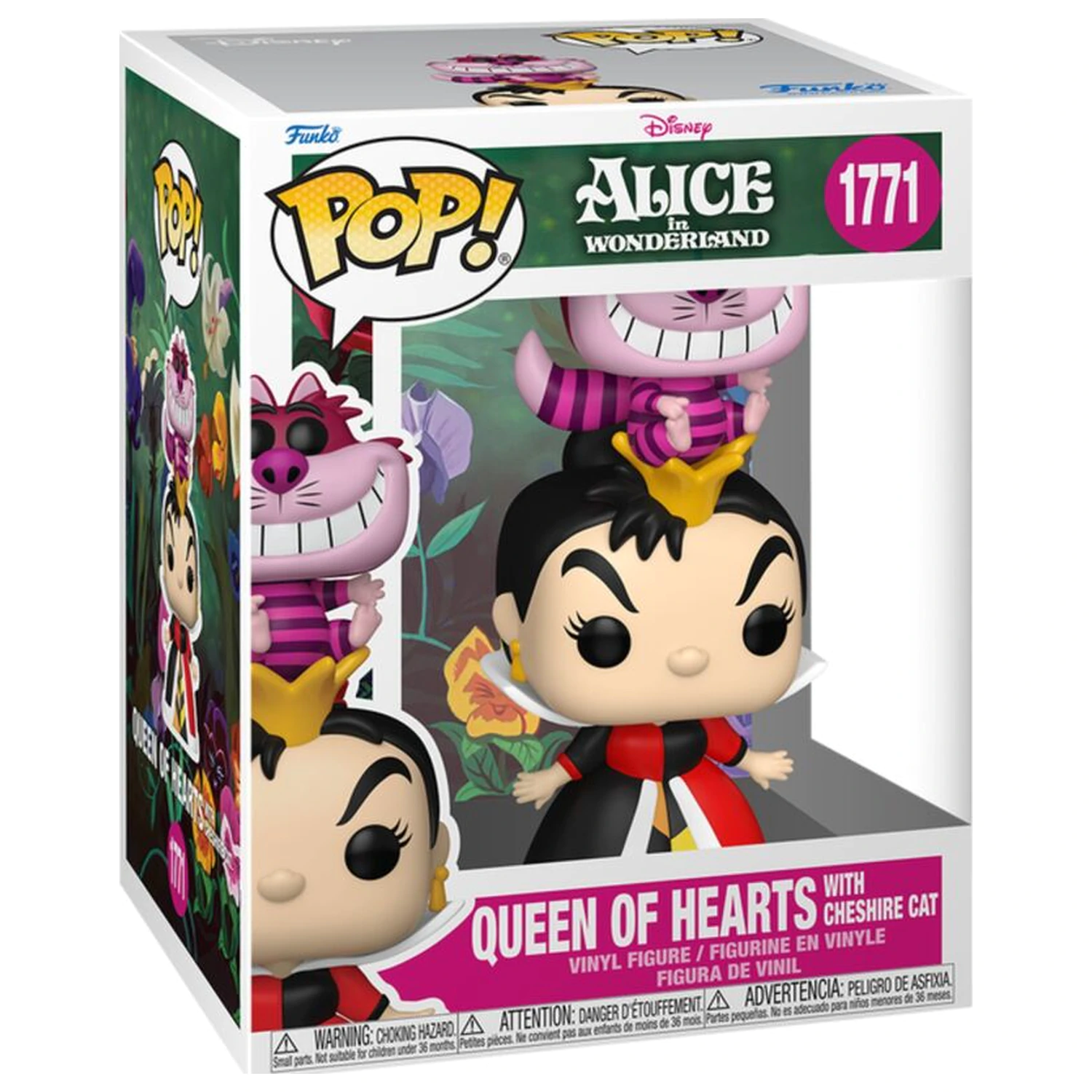 Funko POP figurka Premium Disney Alice In Wonderland Queen of Hearts With Cheshire Cat zdjęcie produktu