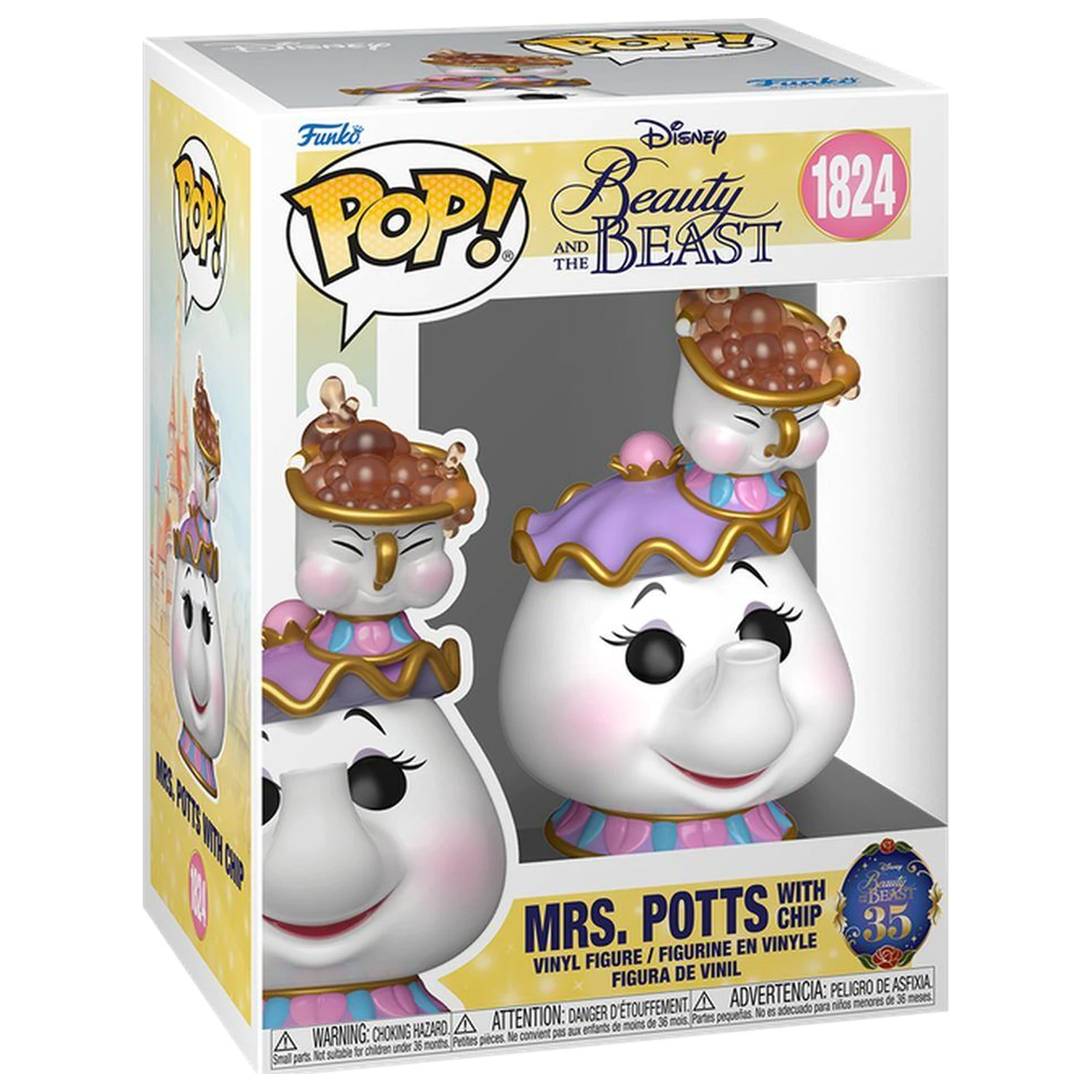 Figurka Funko POP Disney Piękna i Bestia Pani Potts z Chipem zdjęcie produktu