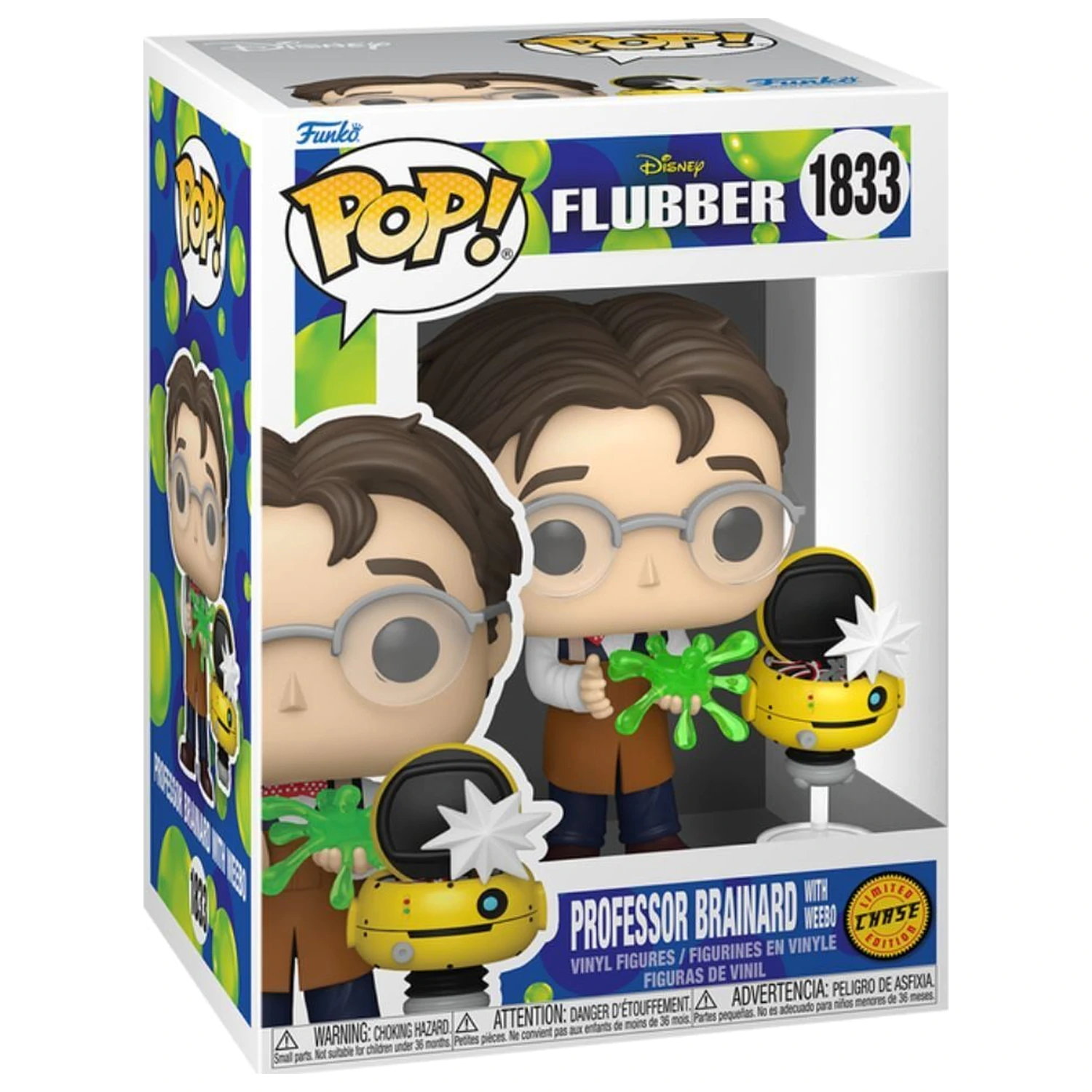 Figurka Funko POP Disney Flubber Professor Brainard z Weebo Chase zdjęcie produktu