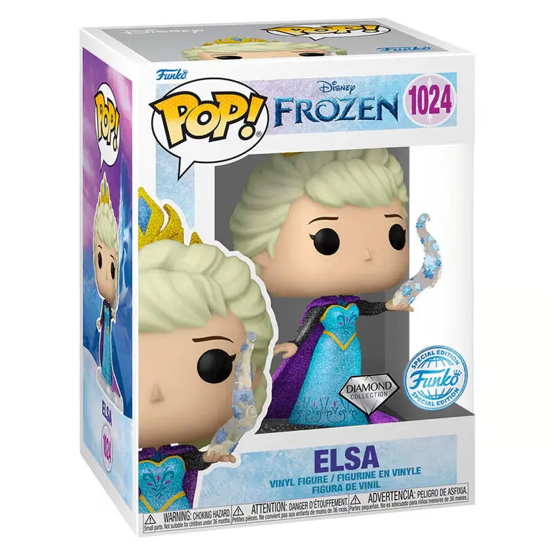 Disney: Ultimate Princess POP! Figurka Vinyl Elsa (Frozen) (DGLT) 9 cm zdjęcie produktu