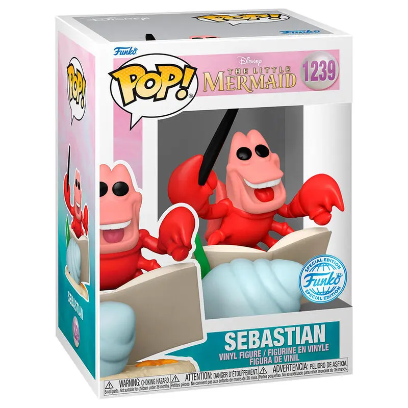 Figurka POP Disney Mała Syrenka Sebastian Exclusive zdjęcie produktu