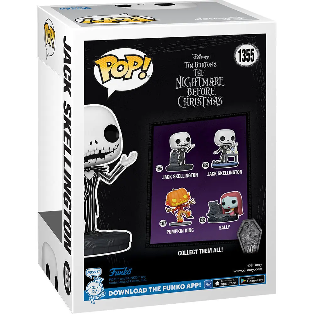 Miasteczko Halloween 30th POP! Disney Vinyl Figure Jack z nagrobkiem 9 cm zdjęcie produktu