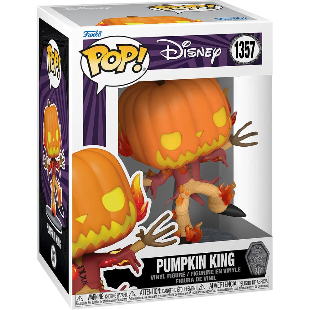 Miasteczko Halloween 30th POP! Disney Vinyl Figure Król Dyni 9 cm zdjęcie produktu