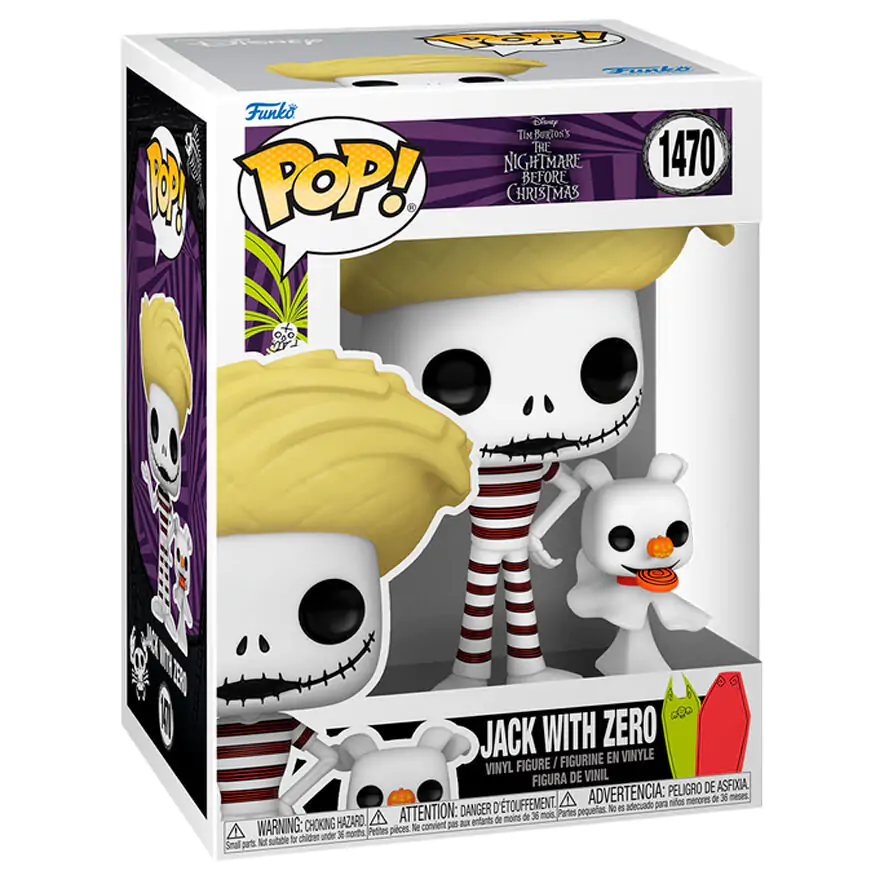 Figurka Funko POP Disney Miasteczko Halloween Jack ze Zero zdjęcie produktu