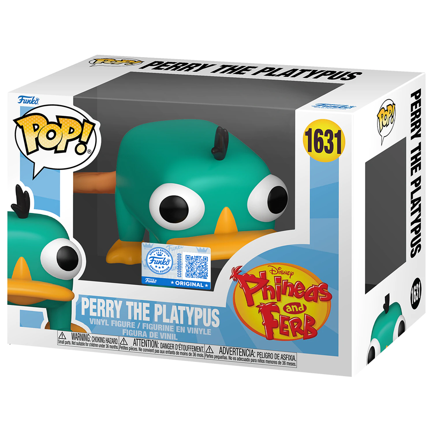 Figurka Funko POP Disney Phineas i Ferb Fineasz i Ferb Perry Dziobak zdjęcie produktu