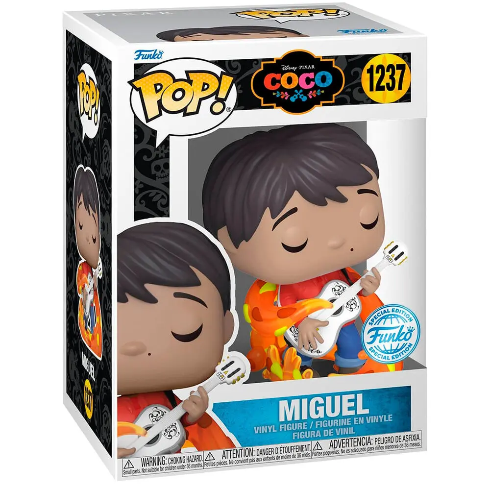 Coco POP! Disney Vinyl Figure Miguel z gitarą (Świecąca w ciemności) 9 cm zdjęcie produktu