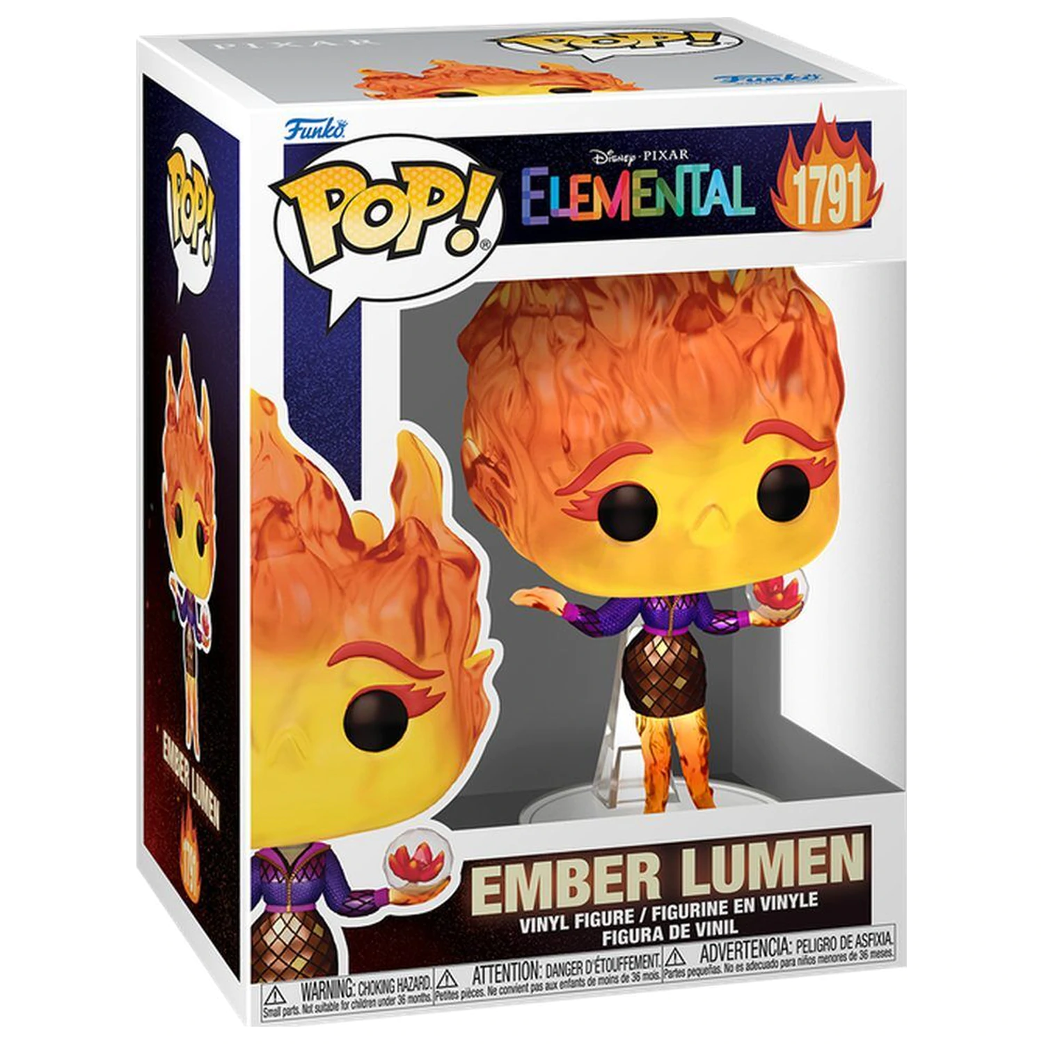 Funko POP figurka Disney Pixar Elemental Ember Lumen with Vivisteria Flower zdjęcie produktu