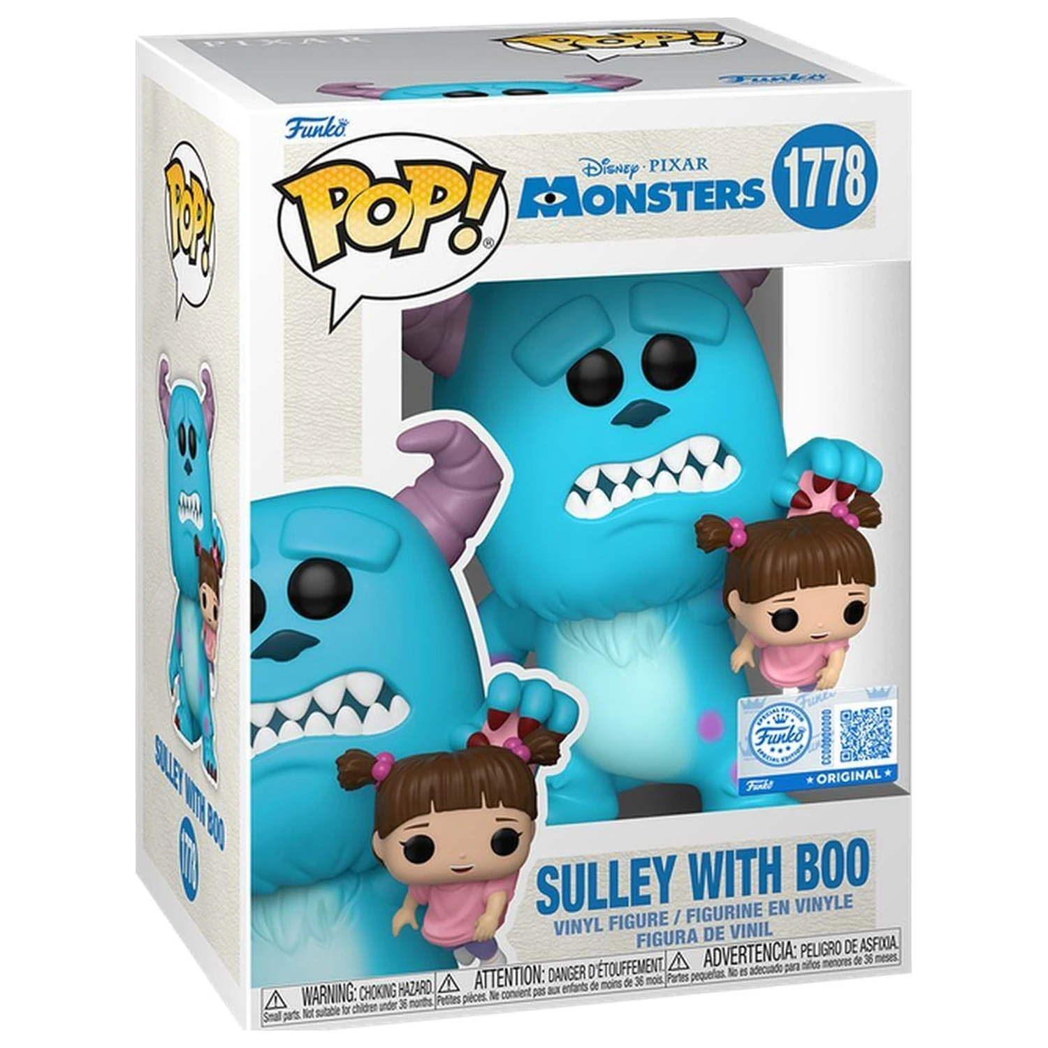 Funko POP figurka Disney Pixar Monsters Inc Sulley z Boo Exclusive zdjęcie produktu