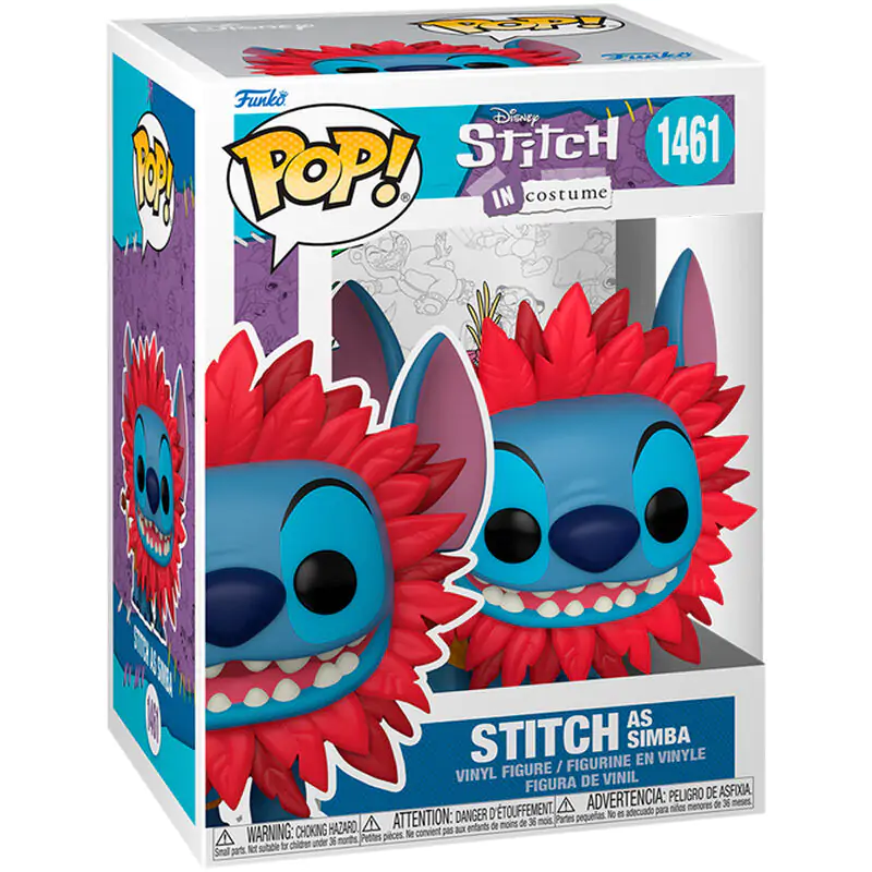 Figurka Funko POP Disney Stitch jako Simba zdjęcie produktu