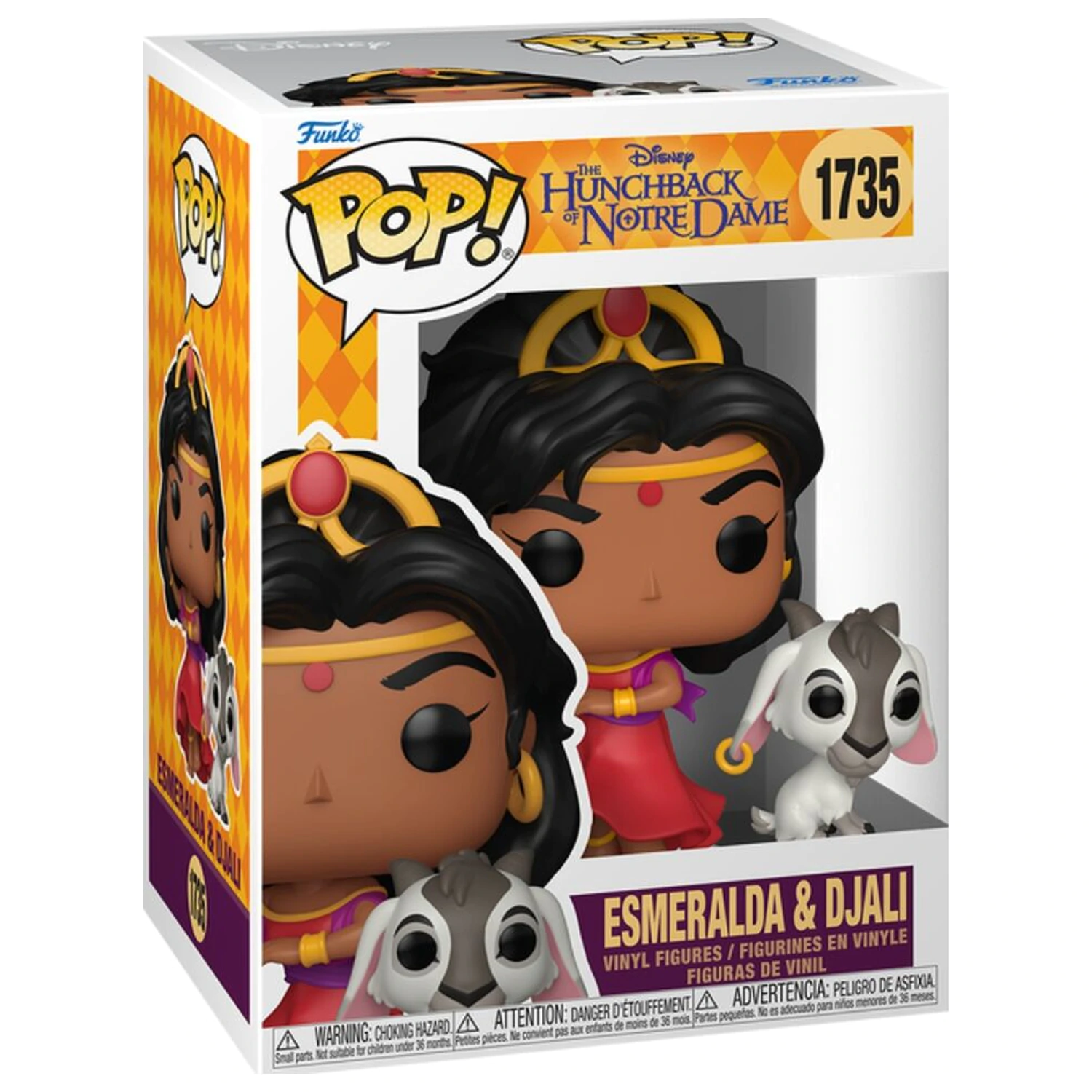 Figurka Funko POP Disney the Hunchback of Notre Dame Esmeralda & Djali zdjęcie produktu
