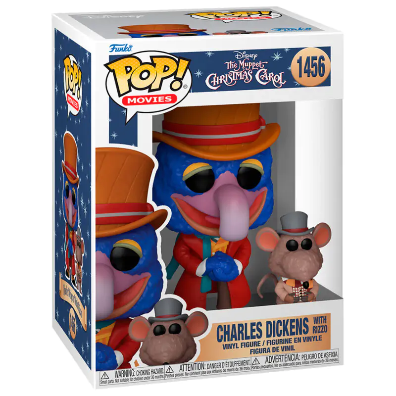 Figurka POP Disney The Muppet Christmas Carol Charles Dickens z Rizzo zdjęcie produktu