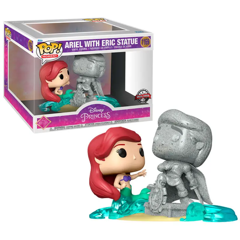 Figurka POP Disney Ultimate Princess Mała Syrenka Ariel i Statua Eric Exclusive zdjęcie produktu