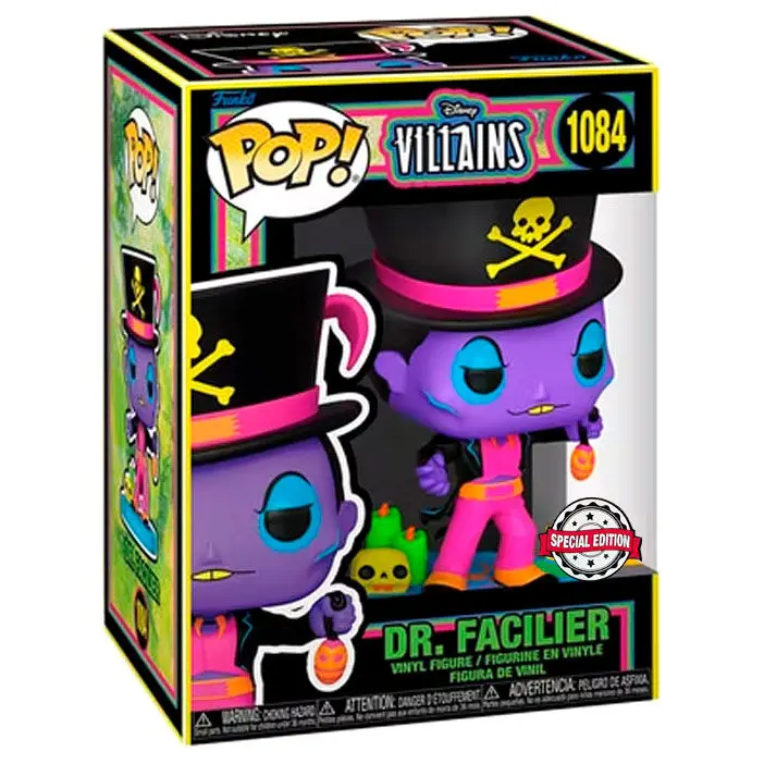 Disney Villains POP! Figurka Vinyl Dr. Facillier (Blacklight) 9 cm zdjęcie produktu