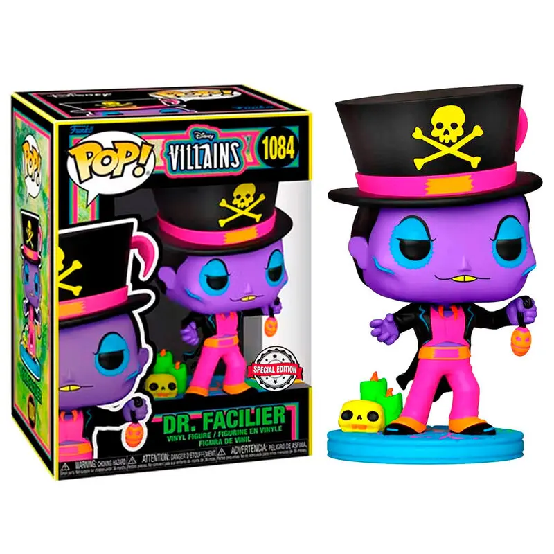 Disney Villains POP! Figurka Vinyl Dr. Facillier (Blacklight) 9 cm zdjęcie produktu