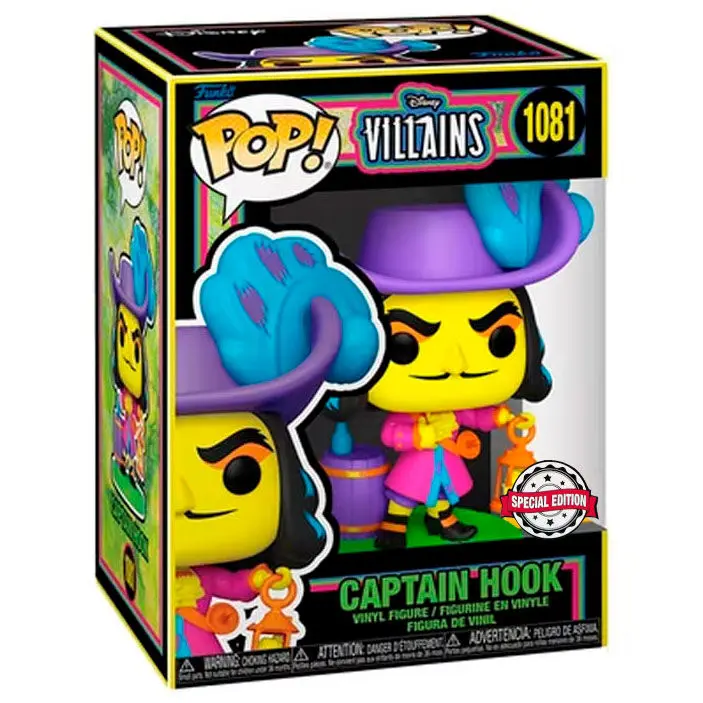 Disney Villains POP! Figurka winylowa Hak (Blacklight) 9 cm zdjęcie produktu