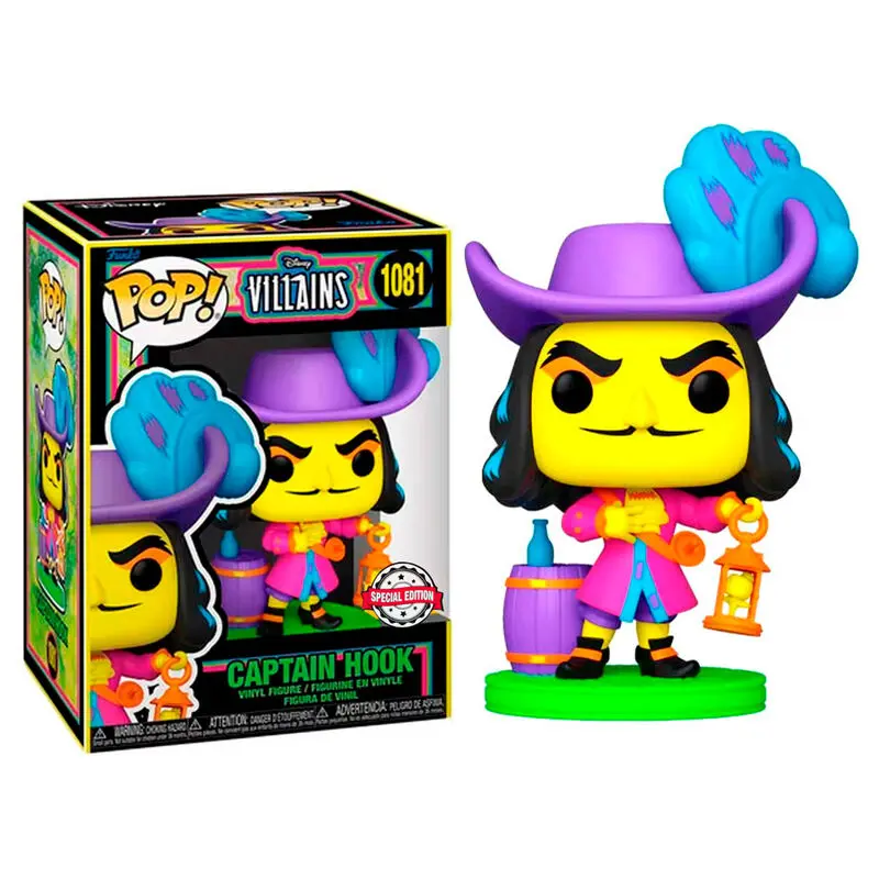 Disney Villains POP! Figurka winylowa Hak (Blacklight) 9 cm zdjęcie produktu