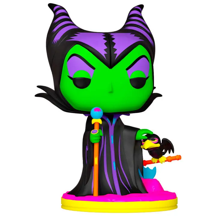 Disney Villains POP! Figurka Vinyl Maleficent (Blacklight) 9 cm zdjęcie produktu