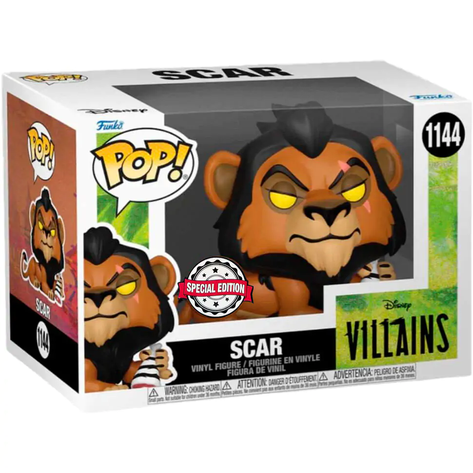 Figurka Funko POP Disney Villains Król Lew Scar Exclusive zdjęcie produktu