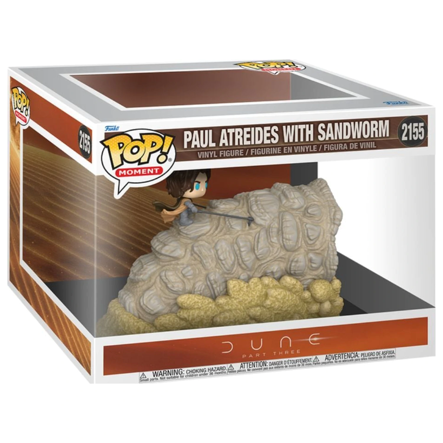 Funko POP figurka Dune Part Three Moment Paul Atreides with Sandworm zdjęcie produktu