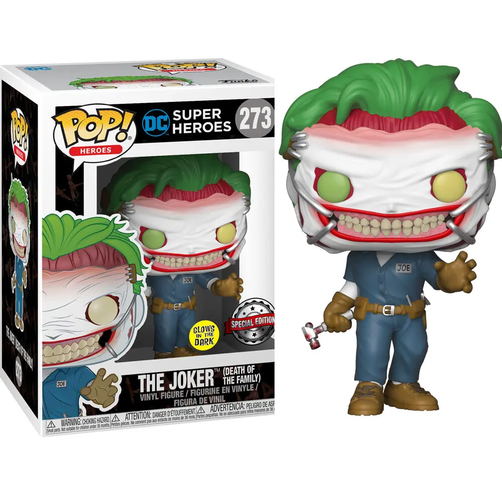Funko POP! figurka & koszulka w pudełku DC Comics Joker - Ekskluzywna zdjęcie produktu