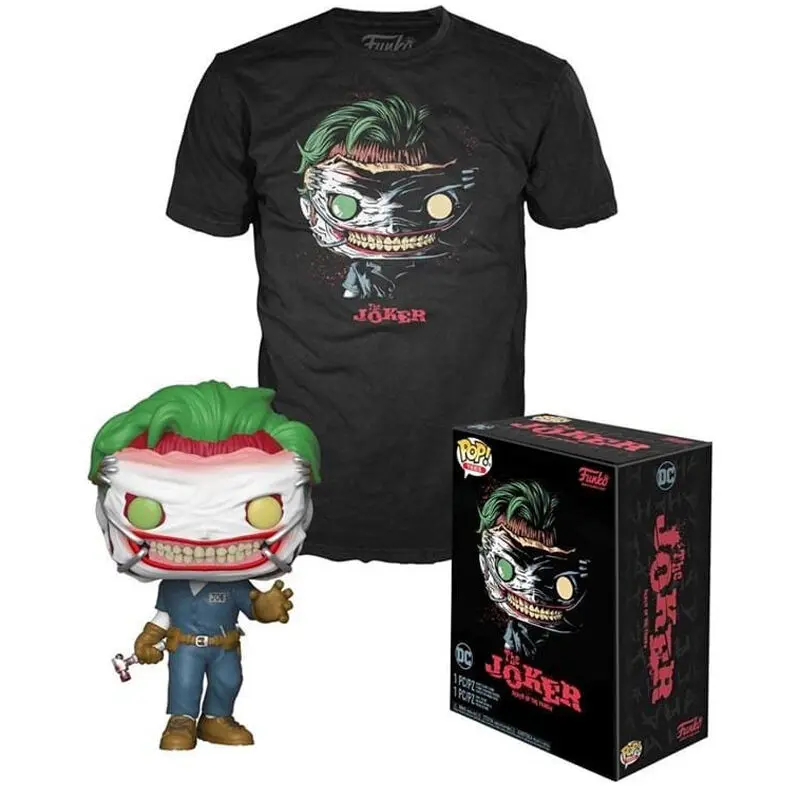 Funko POP! figurka & koszulka w pudełku DC Comics Joker - Ekskluzywna zdjęcie produktu