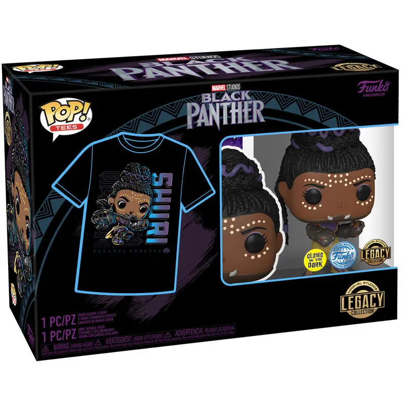 Funko POP! figurka & tee box Marvel Czarna Pantera Shuri Ekskluzywny zdjęcie produktu