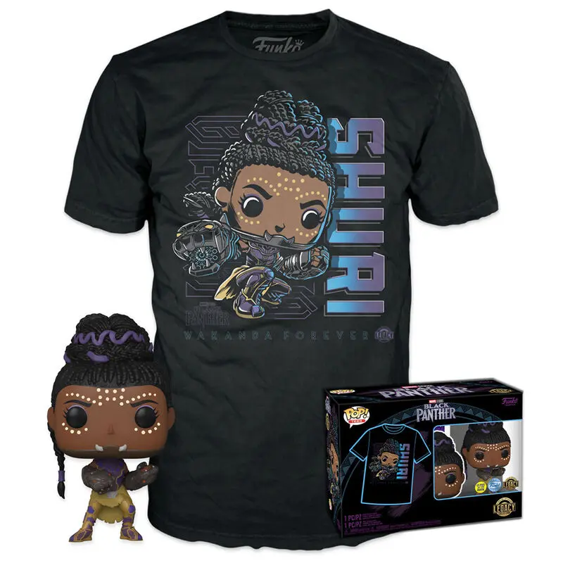 Funko POP! figurka & tee box Marvel Czarna Pantera Shuri Ekskluzywny zdjęcie produktu