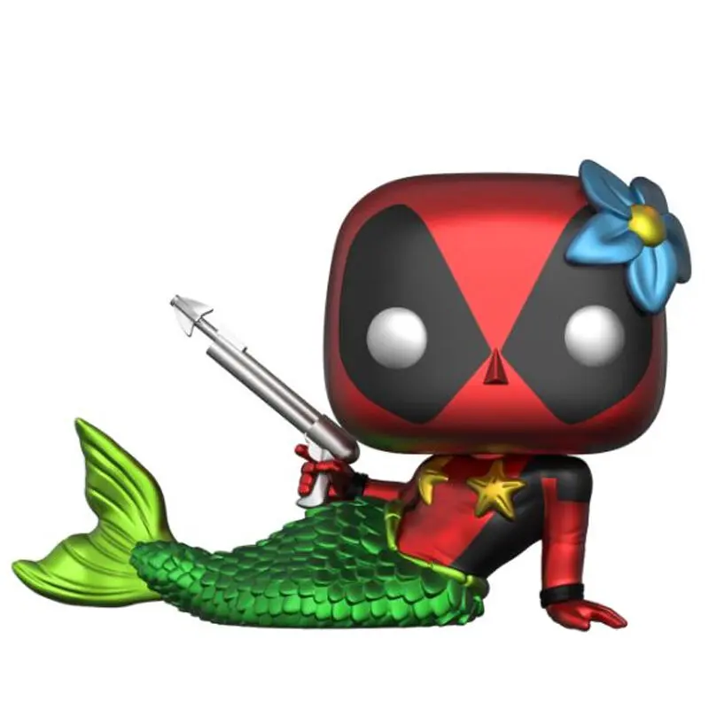 Funko POP! figurka & koszulka w pudełku Marvel Deadpool Mermaid Exkluzív zdjęcie produktu