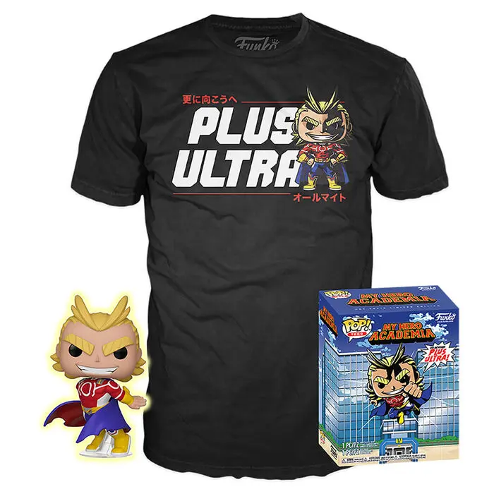 Funko POP figurka & koszulka w pudełku My Hero Academia All Might Ekskluzywny zdjęcie produktu