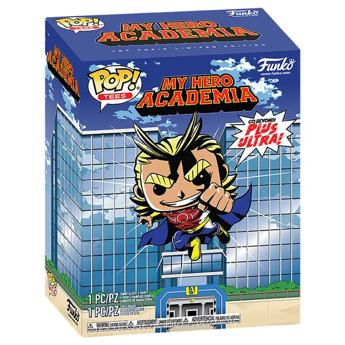 Funko POP figurka & koszulka w pudełku My Hero Academia All Might Ekskluzywny zdjęcie produktu