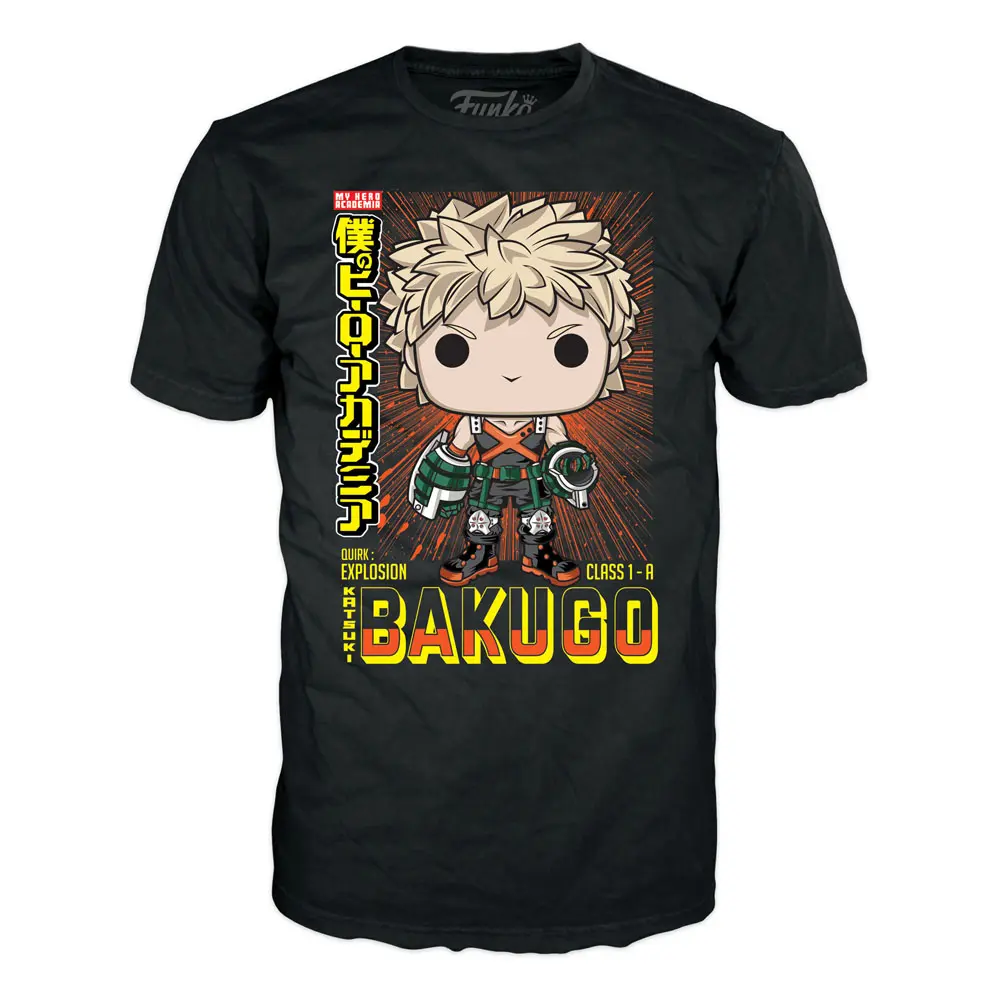 Funko POP! figurka i koszulka w pudełku My Hero Academia Katsuki Bakugo (MT) zdjęcie produktu