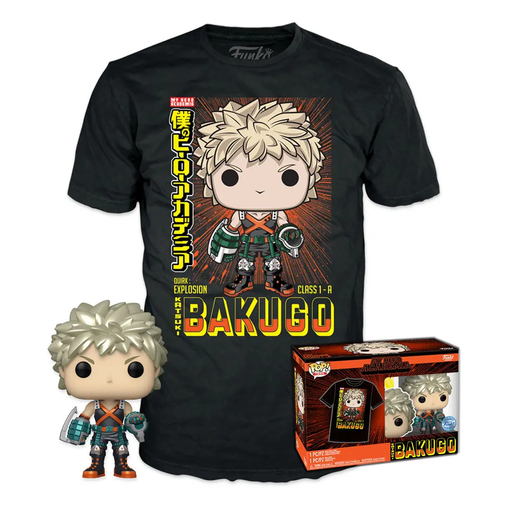 Funko POP! figurka i koszulka w pudełku My Hero Academia Katsuki Bakugo (MT) zdjęcie produktu