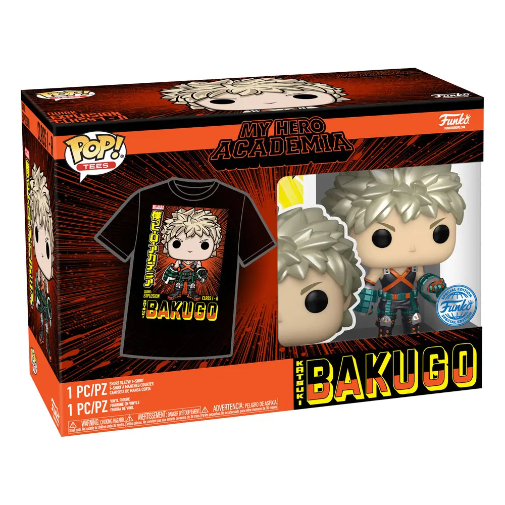 Funko POP! figurka i koszulka w pudełku My Hero Academia Katsuki Bakugo (MT) zdjęcie produktu