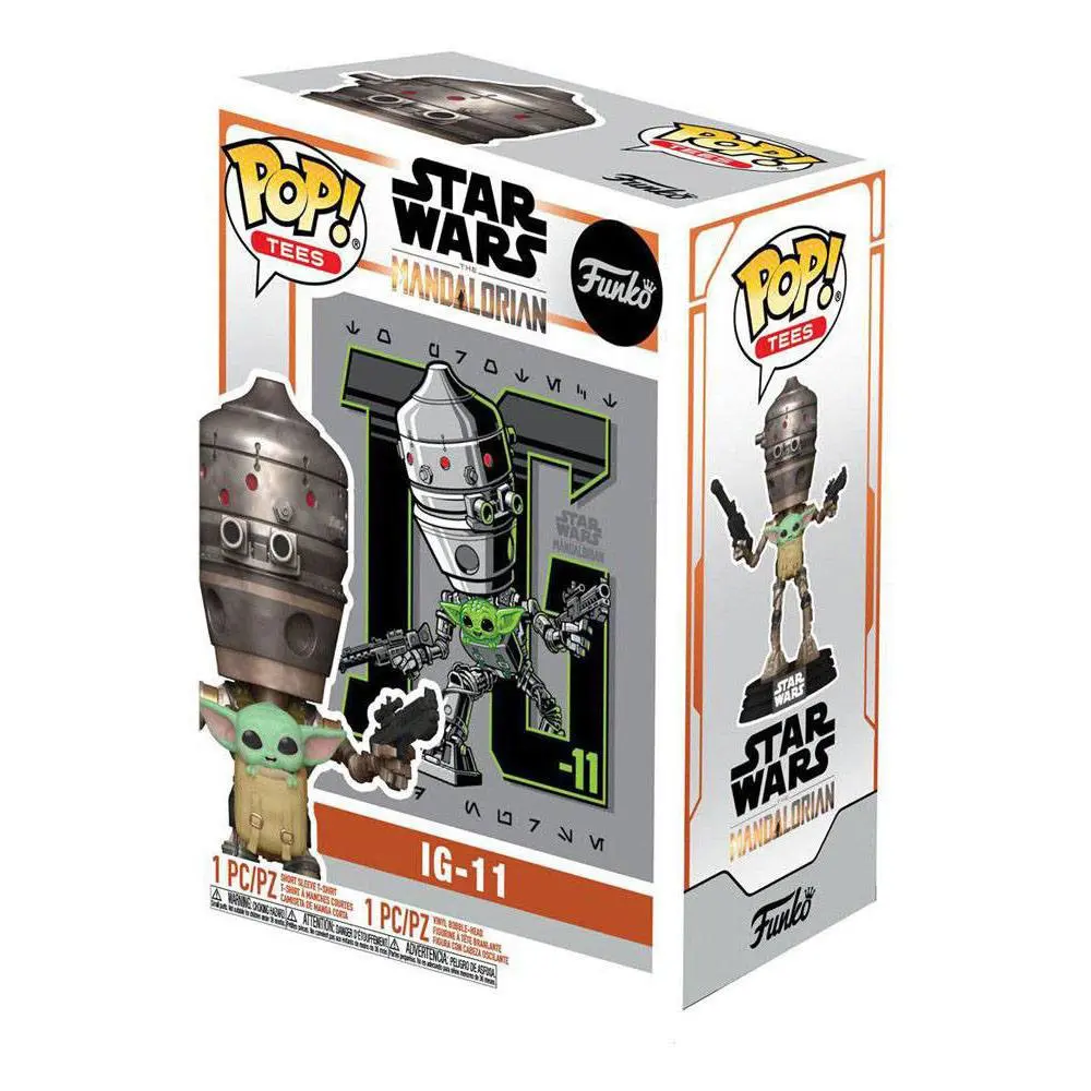 Funko POP! figurka i koszulka w pudełku Star Wars The Mandalorian IG-11 z Dzieckiem zdjęcie produktu