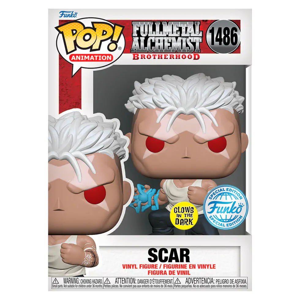 Figurka Funko POP Fullmetal Alchemist Brotherhood Scar Exclusive zdjęcie produktu