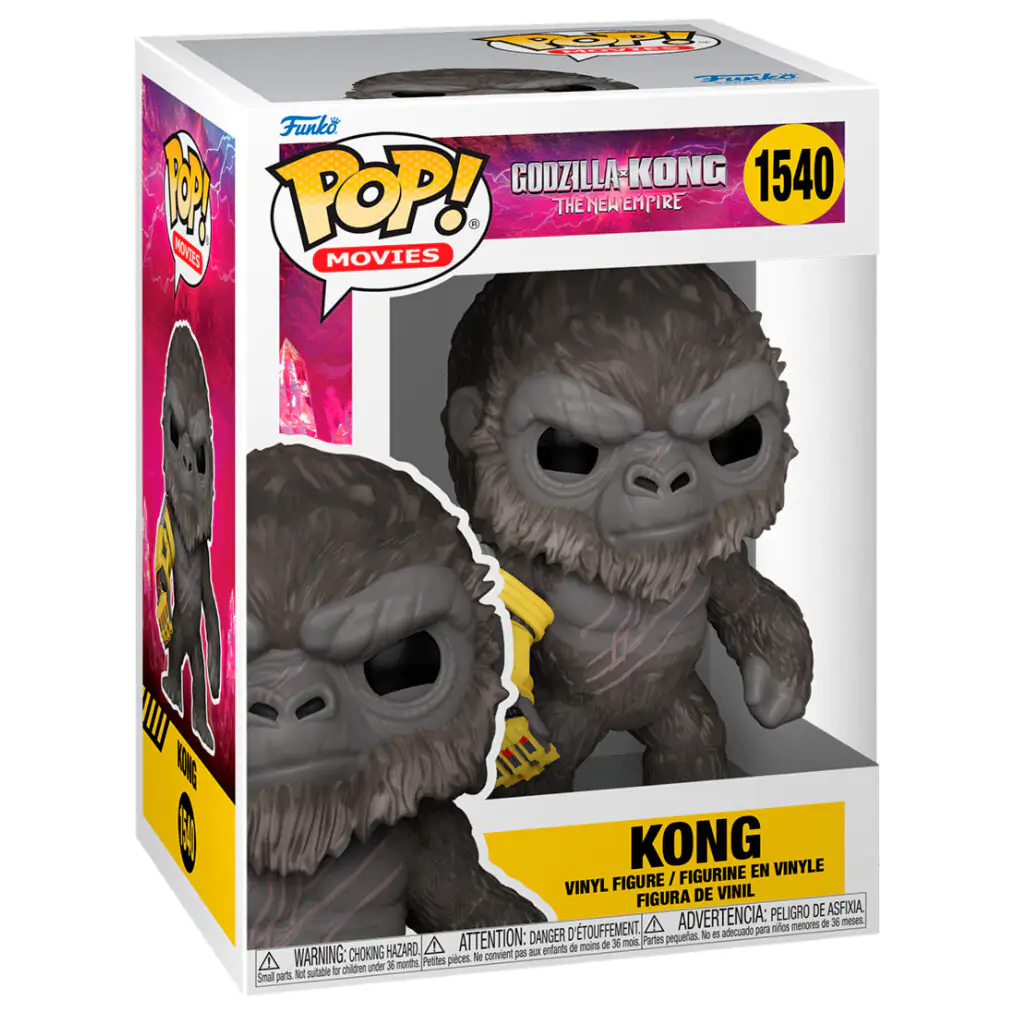 Godzilla vs. Kong 2 POP! Movies Figurka winylowa Kong 9 cm zdjęcie produktu